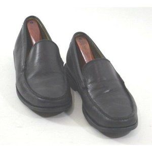 Johnston & Murphy Men's 9.5 M Black Leather Moc To